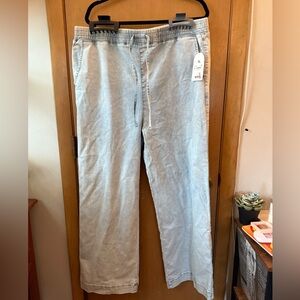 Arula Light Blue Drawstring Pants